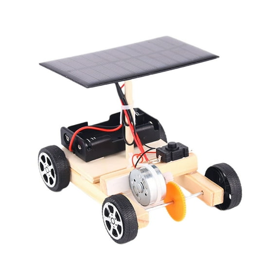 Diy Solar Powered Car Model Toy For Kids Science Experiment Building Kit For Primary School Students Handmade Invention Assembly