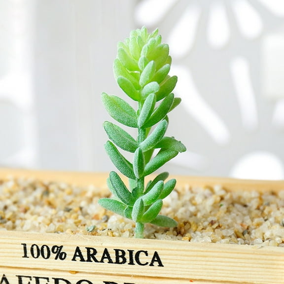 Diy Succulent Flocked Fake Lotus Home Garden Decor Mm515 (12Cm) Smile Home