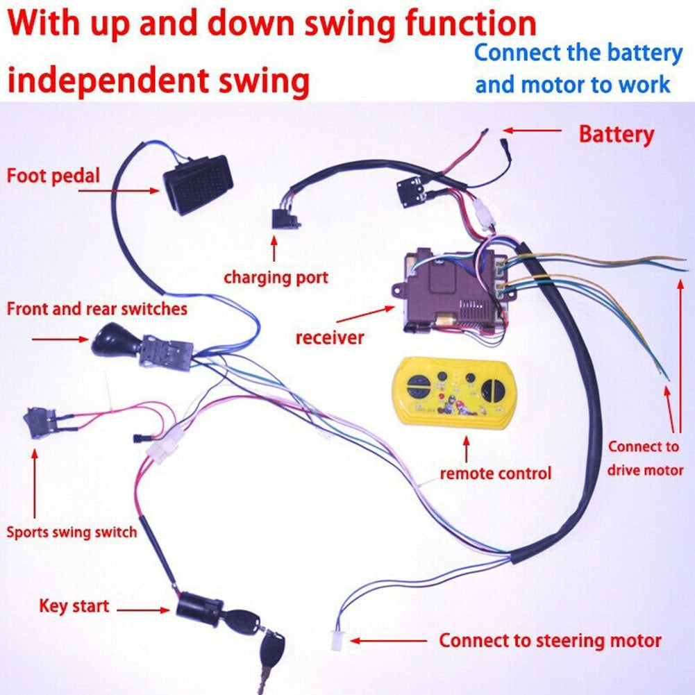 Curated visual reference: Fresh Look at DIY Wire Switch Receiver Rc Kit Modified Of Kids Electric
