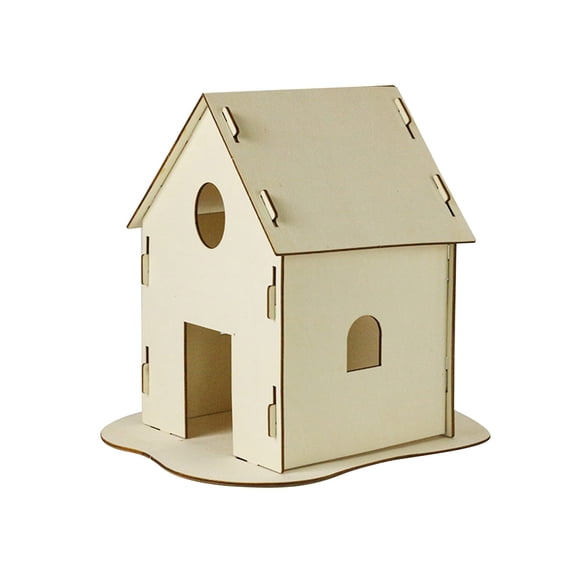 Diy Wooden Bird House Kit | Build Your Own Bird Box with Viewing Hole | Outdoor Garden Decoration for Birds