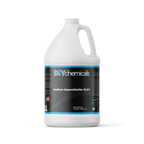 DiyChemicals Sodium H?PO?hlorite 12.5% - Bleaching Agent in Detergents, Textile, Paper and Pulp Industries - Made in USA (5 Gallon)