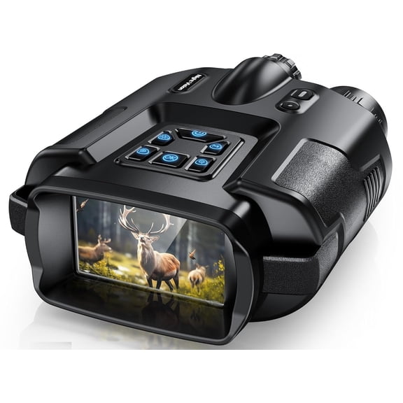 Diyimin 4K Night Vision Goggles for Adults, 2000FT Infrared Night Vision Binoculars with Tactical Light, 8X Digital Zoom for Outdoor, Camping and Travel