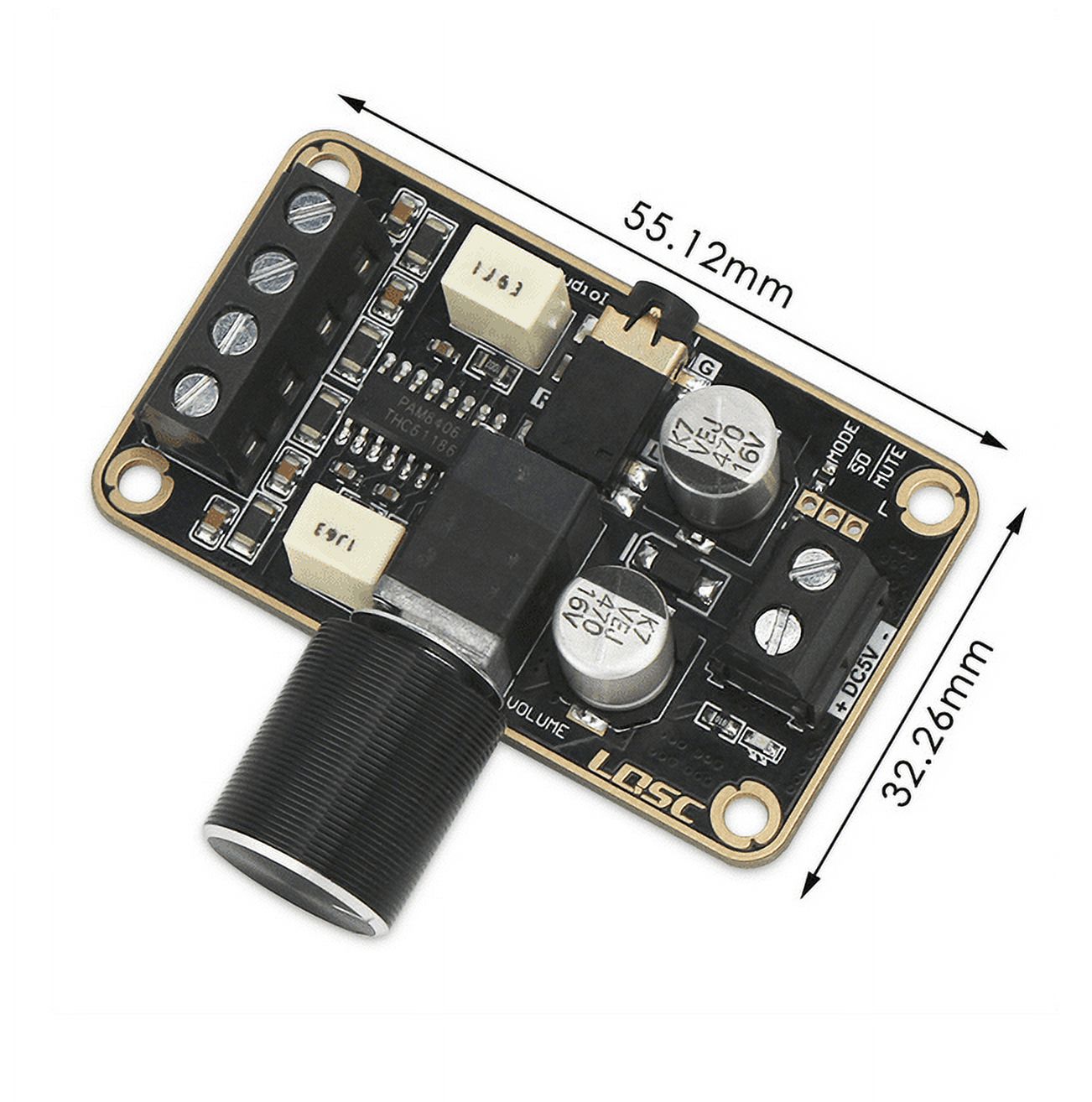 Diymore PAM8406 Digital Power Amplifier Board Speaker Dual Channel 5W