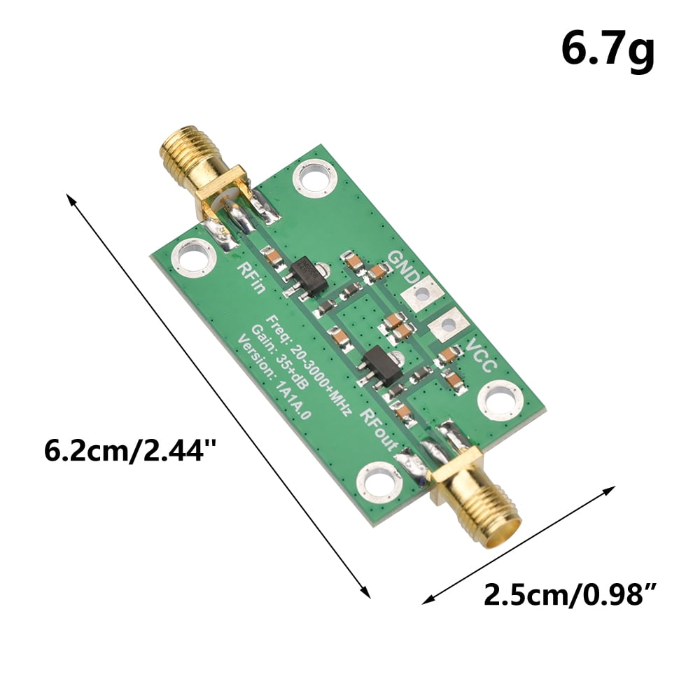 Diymore RF Broadband Low Noise Amplifier LNA 203000MHz 35dB High Gain