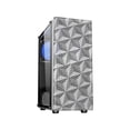 thumbnail image 1 of Diypc DIY-Mesh-W Tempered Glass ATX Mid Tower Computer Case, Black & White, 1 of 5