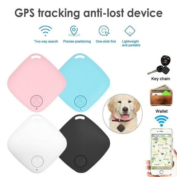 DizeyBoyo 4 Pack Tile Smart GPS Tracker Wireless Bluetooth Anti-Lost Wallet Key Pet Finder