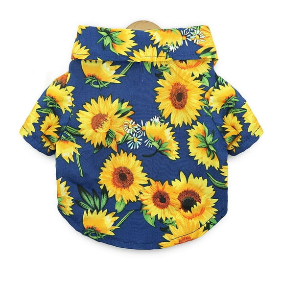 DizeyBoyo Pet Summer Printed Shirt, Dog Thin Short Sleeves Dog Shirt Clothes Summer Vest Costume Beach Pattern, XS/S/M/L/XL