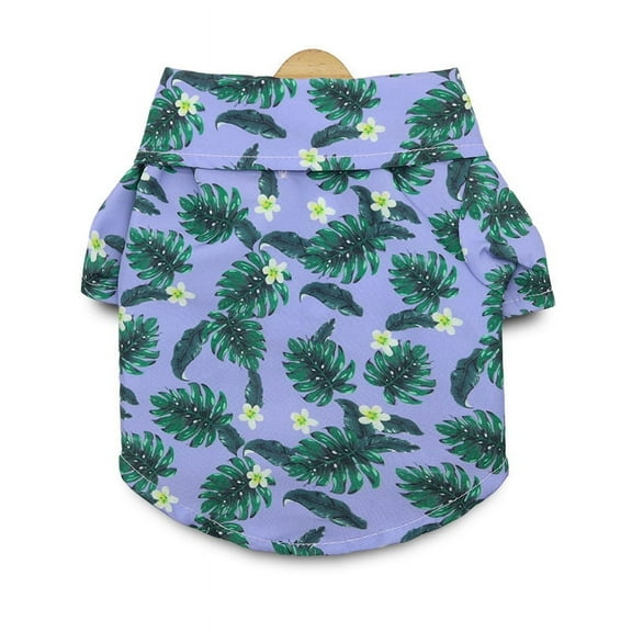 Pet Summer Printed Shirt, Dog Thin Short Sleeves Dog Shirt Clothes Summer Vest Costume Beach Pattern, XS/S/M/L/XL