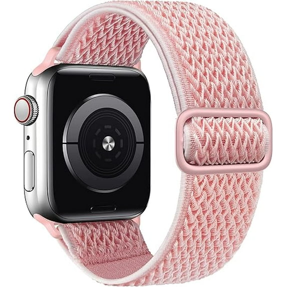 DizeyBoyo Stretchy Watch Band Compatible with Apple Watch Band 38mm 40mm 41mm 42mm 44mm 45mm 49mm for Men Women Adjustable Elastic Braided Nylon Watch Band for Series 9 8 7 6 5 4 3 2 1 SE Ultra 2