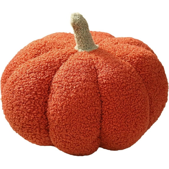 Pumpkin Throw Pillow Stuffed Fluffy Plush Toy Halloween Pumpkin Decorative Pillow Cushion Home Decoration Party Favors