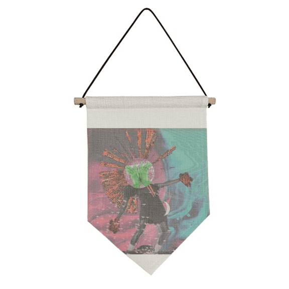 Dizzy And Fall Abstrat Art Canvas Flag Hanging Wall Art Decor Banner