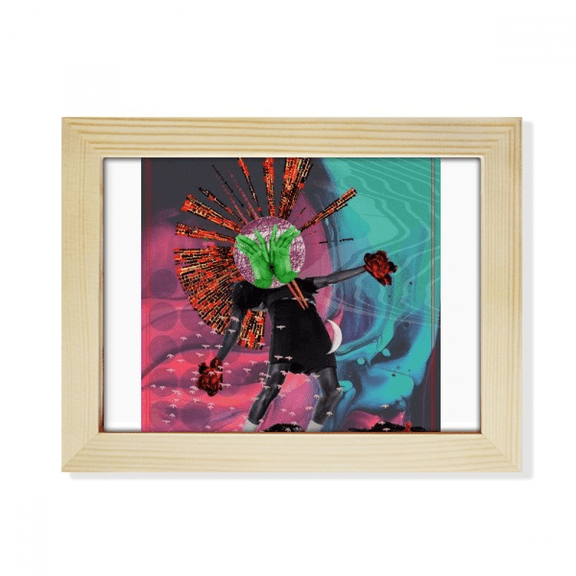 Dizzy And Fall Abstrat Art Desktop Photo Frame Picture Art Decoration Painting 6x8 inch