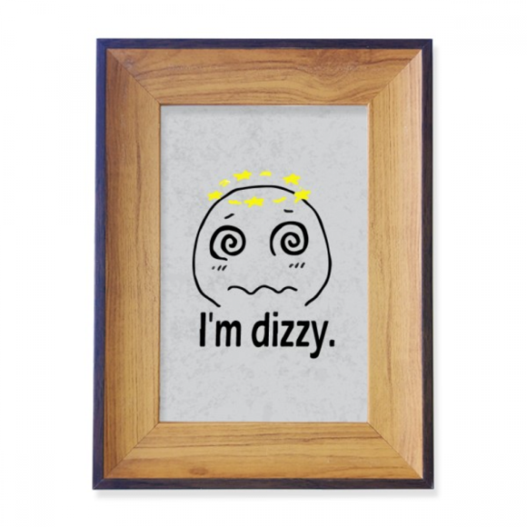Dizzy Black Cute Chat Happy Pattern Photo Frame Exhibition Display Art Desktop Painting