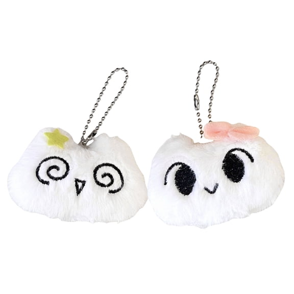 Dizzy Cat Plush Key Ring Attachment Lovely Cartoon Dizzy Cat Plush Pendant for Youngsters and Lovers