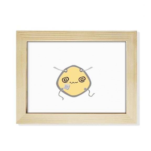 Dizzy Confused Head Expression Desktop Photo Frame Picture Art Decoration Painting 6x8 inch