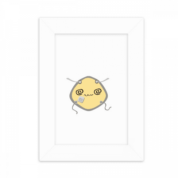 Dizzy Confused Head Expression Desktop Photo Frame Picture Display Decoration Art Painting