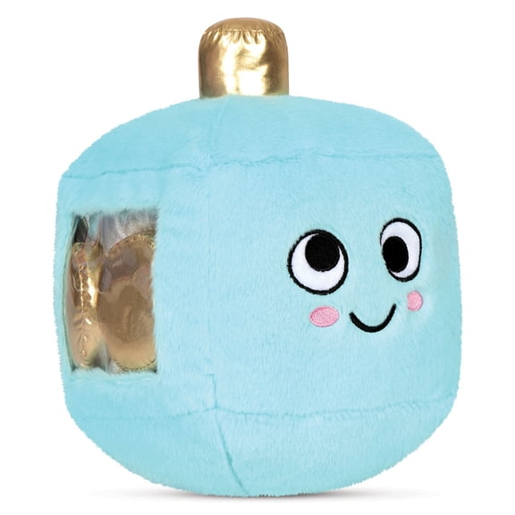 Dizzy Dreidel Furry, Embroidered 3-Piece Holiday Play Pillow Set