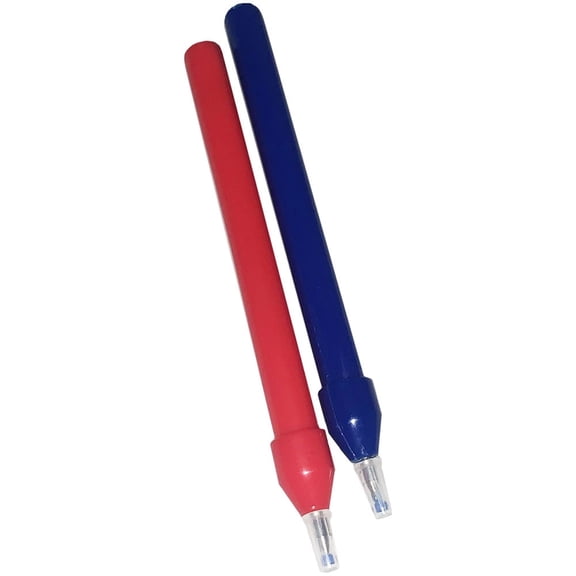Dizzy Gels Battery-Operated Vibrating Gel Pen Ink Refills, 1 Red and 1 Blue Cartridge Set