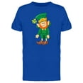 thumbnail image 1 of Dizzy Leprechaun Doodle T-Shirt Men -Image by Shutterstock, Male Small, 1 of 2