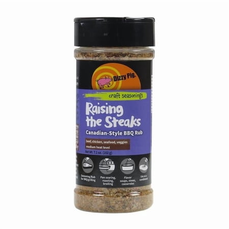 Dizzy Pig Raising the Steaks Canadian-Style BBQ Rub 7.1 oz, Each