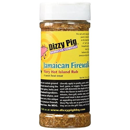 Dizzy Pig BBQ Jamaican Firewalk Rub Spice - 8.1 oz