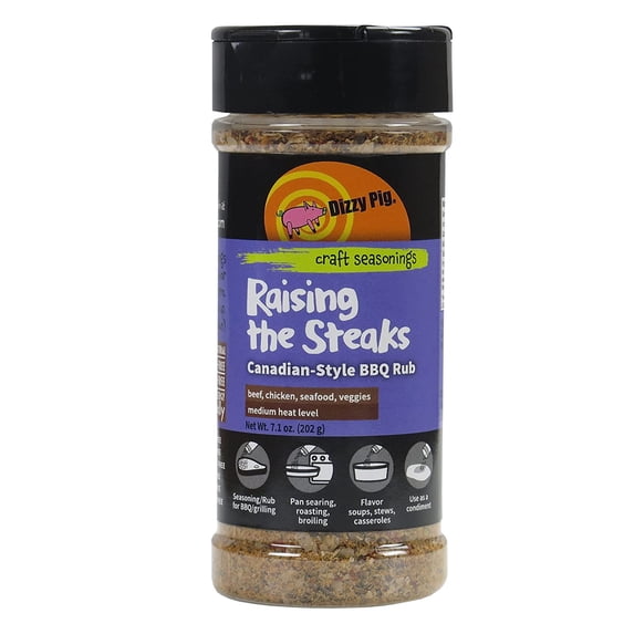 Dizzy Pig BBQ Raising the Steaks Rub Spice - 7.3 Oz