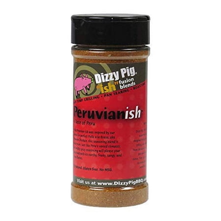 Dizzy Pig Peruvian-ish Seasoning Spice and Dry Rub - A Taste of Peru - Natural, No MSG - 6.2 oz