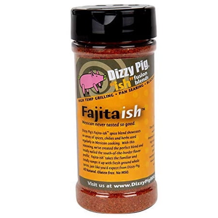 Dizzy Pig, Seasoning Fajitaish, 6.4 Ounce