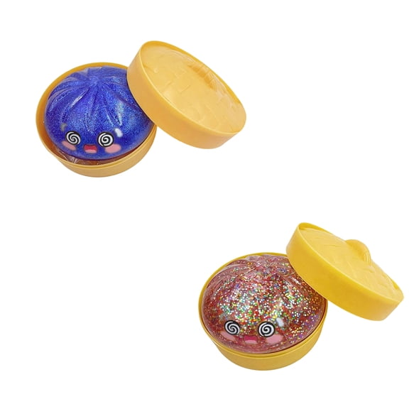 Dizzy Steamed Dumpling Sensory Toys, Fidget Toys Squeeze Stress Relief For Adults, Galaxy Dumpling Squeeze Ball Squeeze, High Density Squeeze Dumpling For Desk Calming