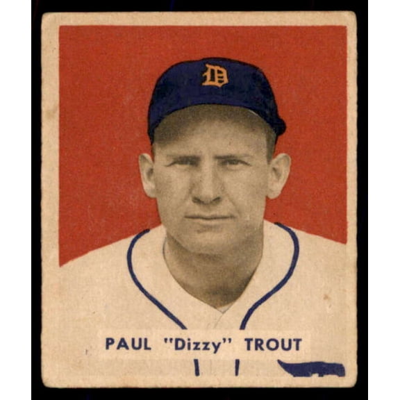 Dizzy Trout Card 1949 Bowman #208