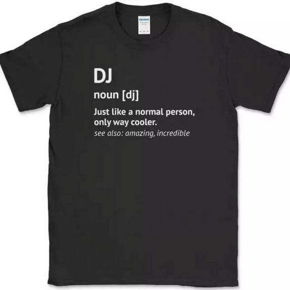Dj Dictionary Definition T-Shirt Funny Disc Jockey Music Scratching Tee Unisex S-5XL Hot Trending Shirt, Vintage Birthday Gift