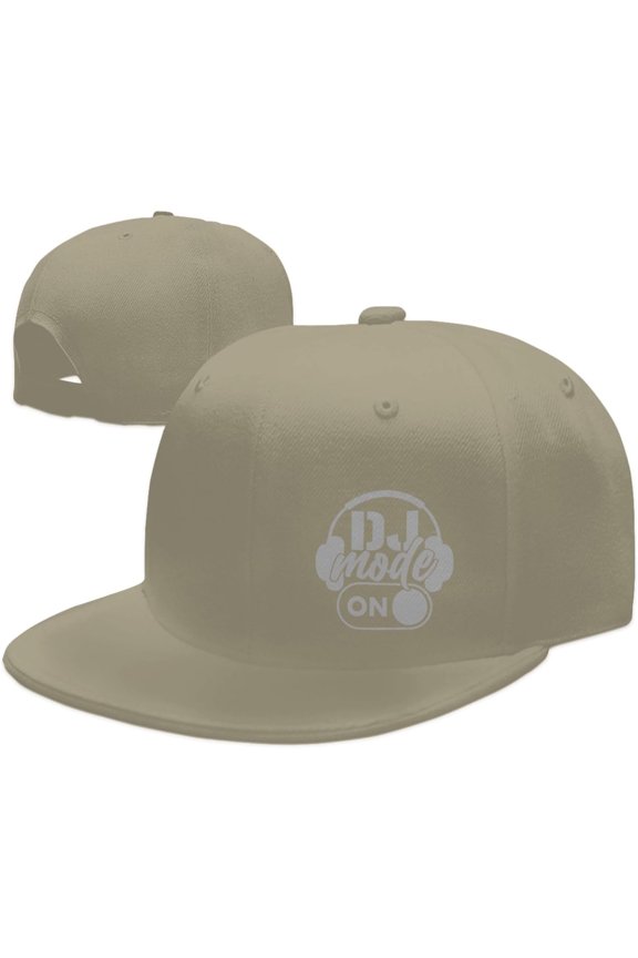 Dj Mode On Hat Fashion Trucker Hat Flat Brim Baseball Caps