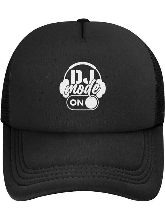 Dj Mode On Mesh Hats Foam Trucker Hat Snapback Adjustable Size