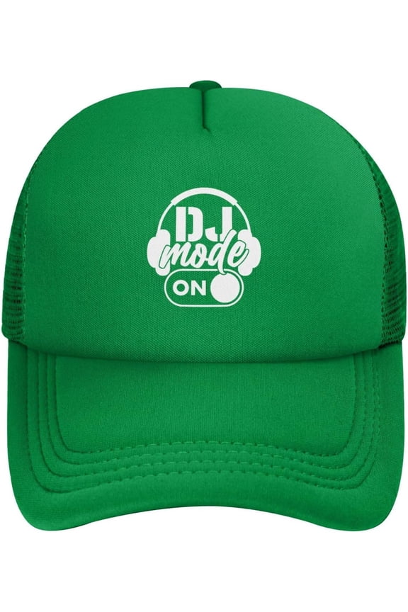 Dj Mode On Mesh Hats Foam Trucker Hat Snapback Adjustable Size