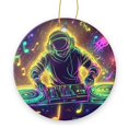 thumbnail image 1 of Dj Playing Music on Turntable - Christmas Ornament Xmas Keepsake Ceramic Ornaments Holiday Decorations for Tree Christmas Gift Ideas 2.95in, 1 of 6