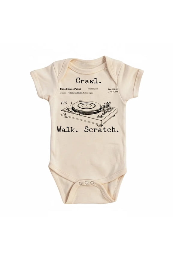 Dj Scratch Newborn Baby Bodysuit