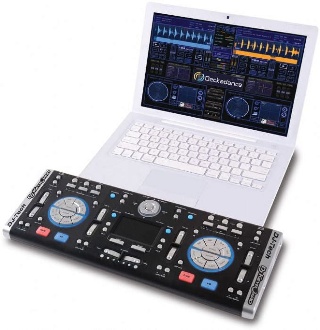Dj Tech DJKEYBOARD Usb Dj Controller W/ Deckadance Le Dj Software