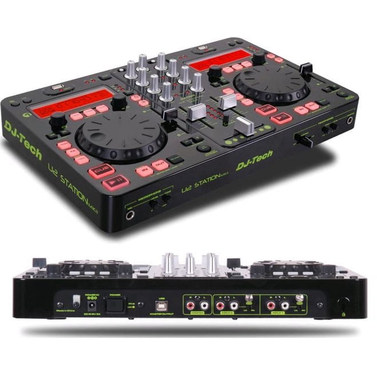Dj Tech U2STATIONMKII Twin Mp3 Player & Twin Usb Dock & 2ch Dj