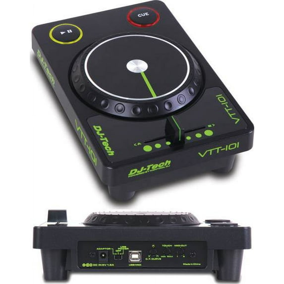 Dj Tech VTT101 Scratch Style Usb Midi Controller W/ Deckadance Le Software