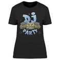 thumbnail image 1 of Dj Turntable Cool Party T-Shirt Women -Image by Shutterstock, Female Medium, 1 of 2