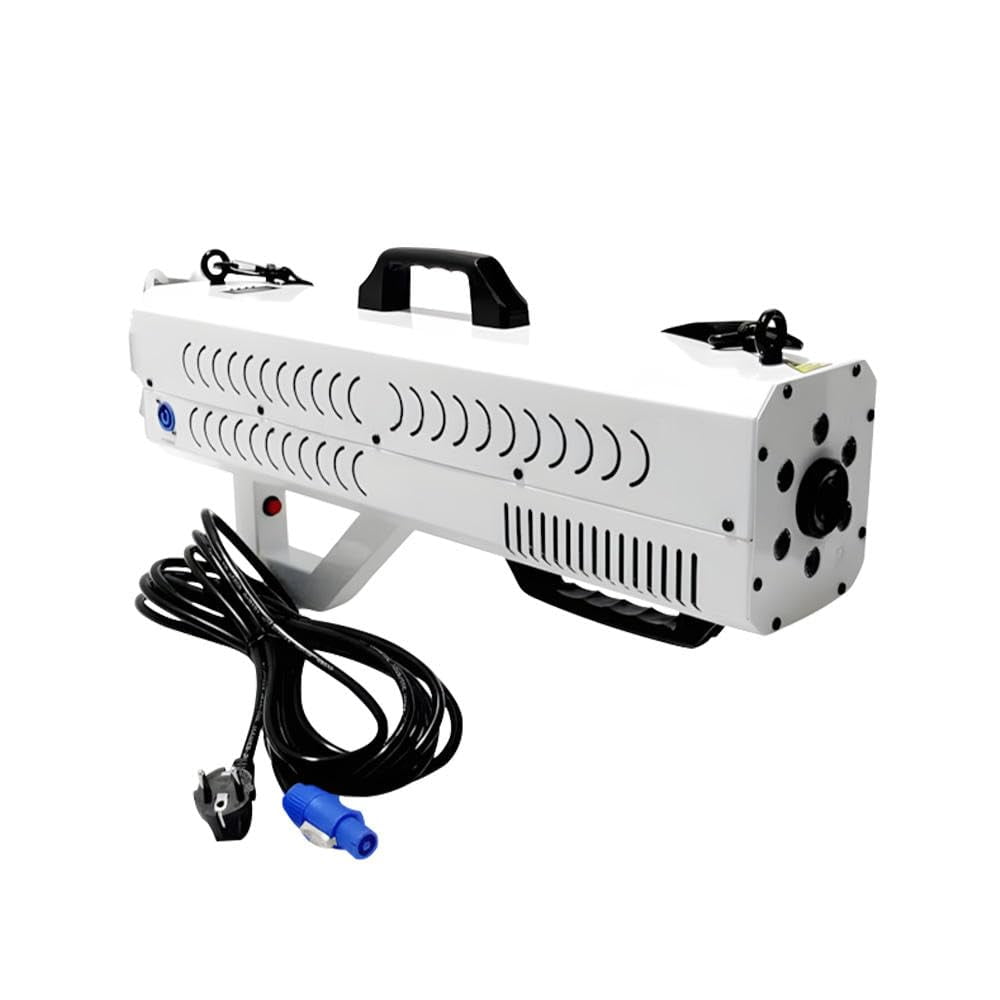 Dj's Fog Cannon Gun Gas Column Effect with Red Green Blue colors for Club Disco Bar