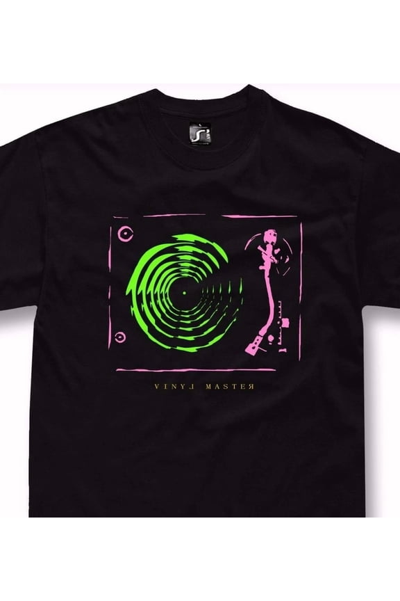 Dj t-shirt Vinyl record turntable technics 1200 fans funky tshirt + sweatshirt