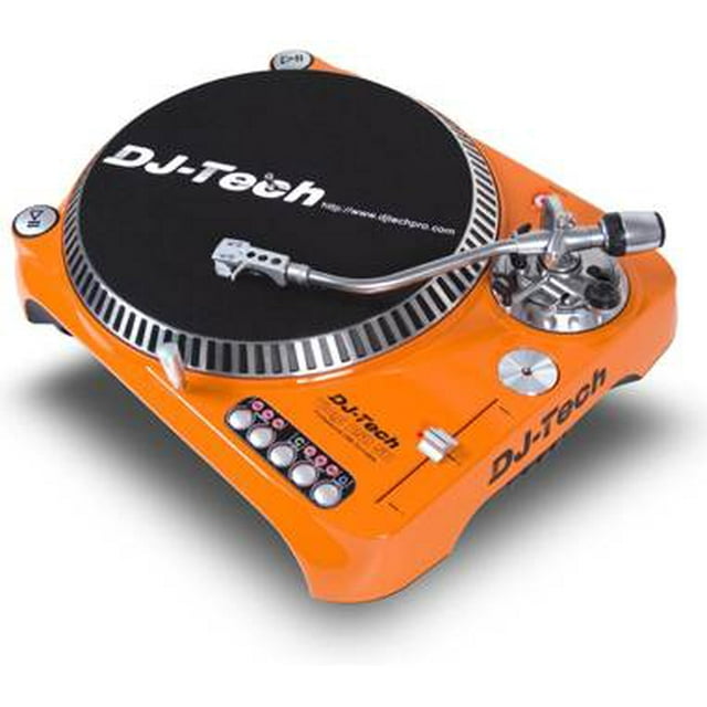 Dj Tech SL1300MK6USB-ORA Direct Drive DJ Turntable, Orange