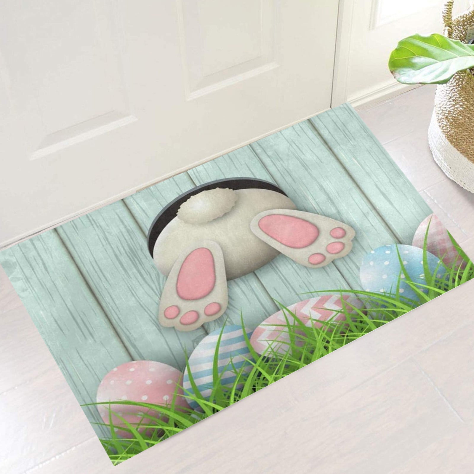 Djadtgl Bottom Easter Doormat Day Carpet Floor Outdoor Indoor