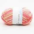Djadtgl Hand Knitting Yarn Chunky Blanket Kit Milk Cotton Yarn Dyed