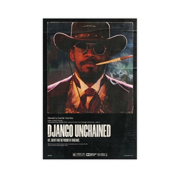 Django Canvas Poster(2) Wall Art Decor Print Picture Paintings for Living Room Bedroom Decoration