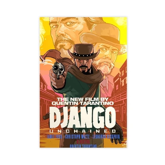 Django Canvas Poster(7) Wall Art Decor Print Picture Paintings for Living Room Bedroom Decoration