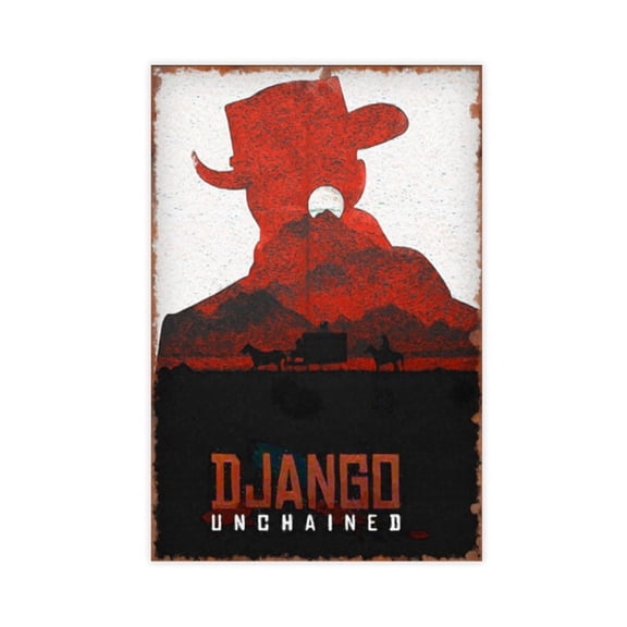 Django Movie Poster(2) Canvas Poster Bedroom Decor Landscape Office Room Decor Gift