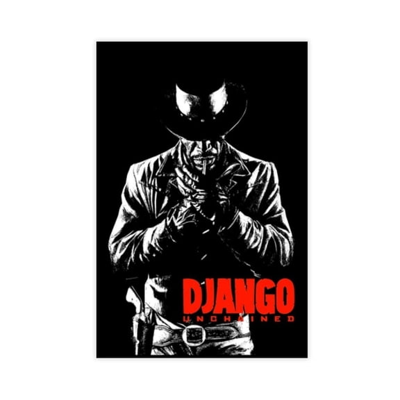 Django Movie Poster(4) Canvas Poster Bedroom Decor Landscape Office Room Decor Gift