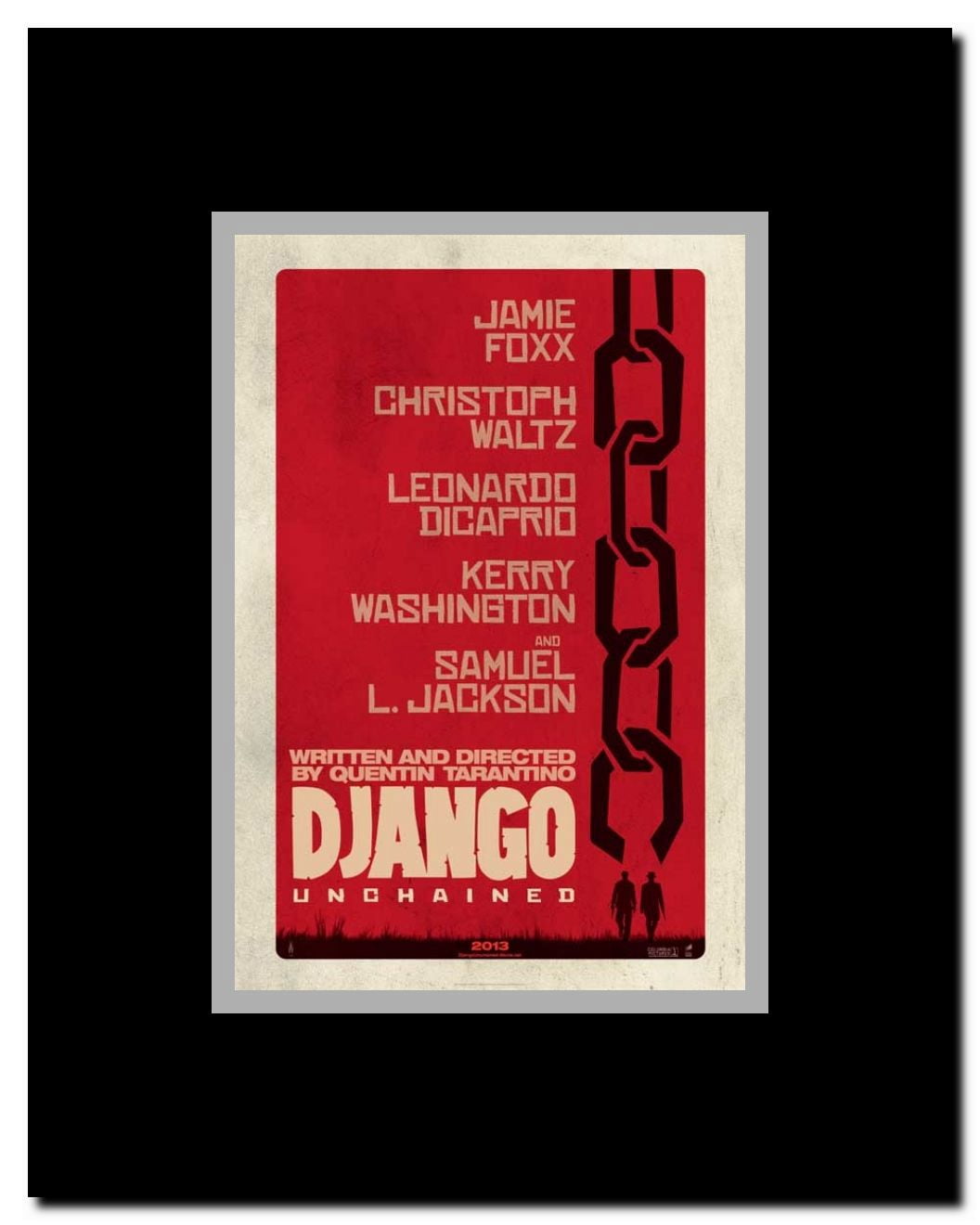 Django Unchained Framed Movie Poster